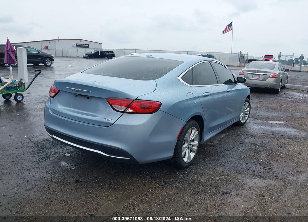 2015 CHRYSLER 200 LIMITED VIN: 1C3CCCAB4FN687862