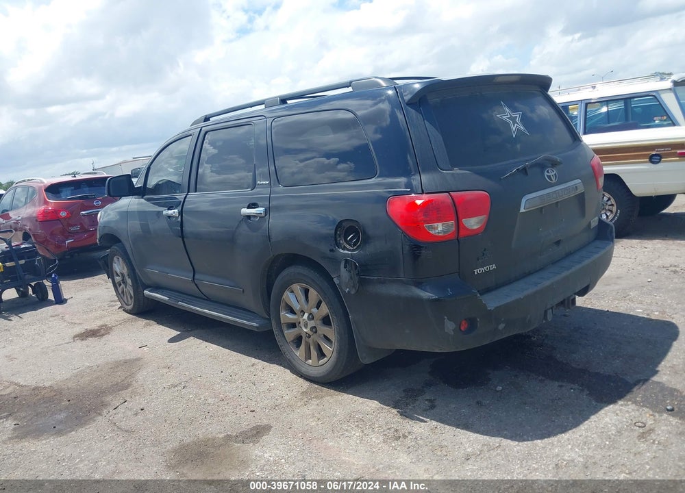 2008 TOYOTA SEQUOIA PLATINUM 5.7L V8 VIN: 5TDBY67AX8S011681