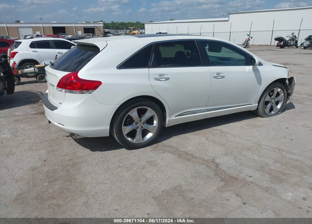 2012 TOYOTA VENZA XLE V6 VIN: 4T3ZK3BB0CU047238