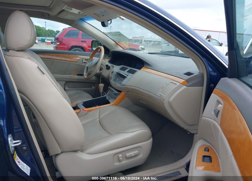 2007 TOYOTA AVALON VIN: 4T1BK36B67U186784