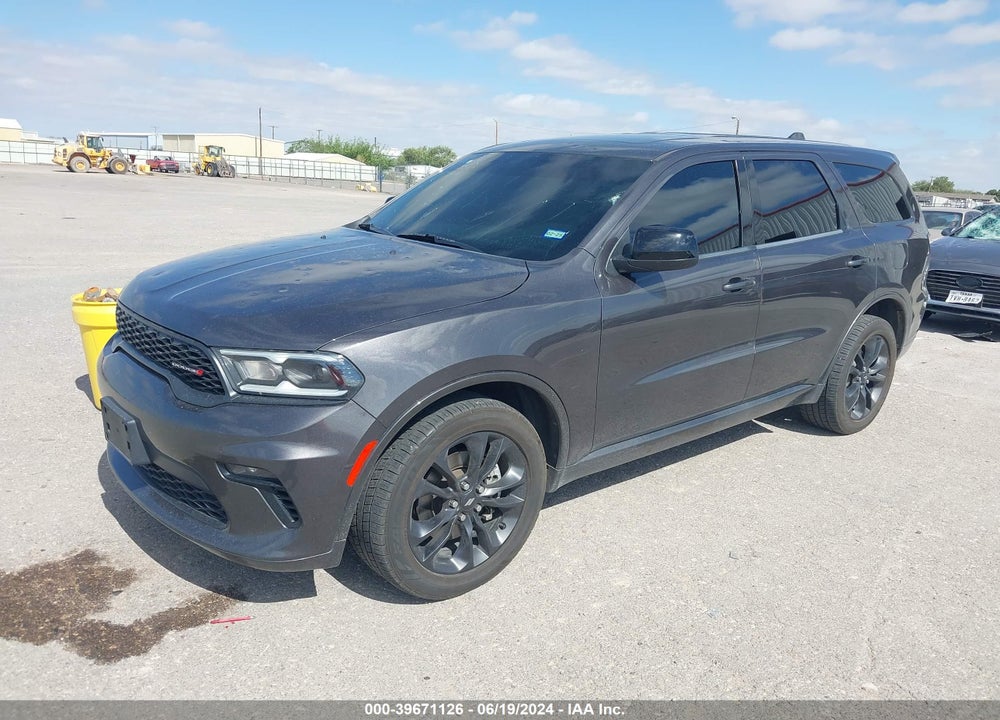 2021 DODGE DURANGO GT AWD VIN: 1C4RDJDG7MC663739