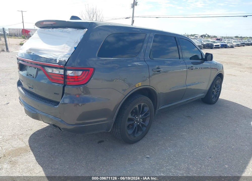 2021 DODGE DURANGO GT AWD VIN: 1C4RDJDG7MC663739