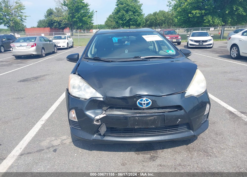 2013 TOYOTA PRIUS C TWO VIN: JTDKDTB36D1554150