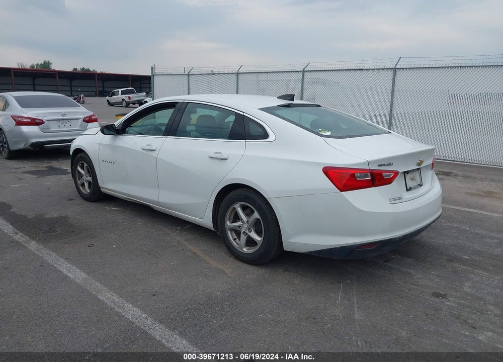 2016 CHEVROLET MALIBU LS VIN: 1G1ZB5ST2GF228975