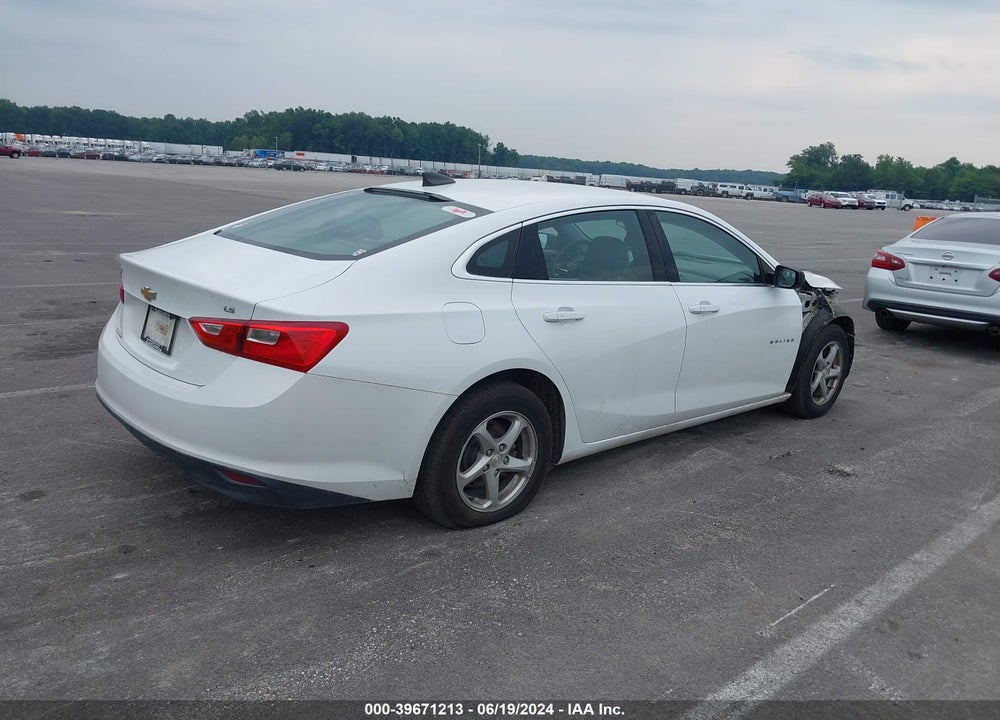 2016 CHEVROLET MALIBU LS VIN: 1G1ZB5ST2GF228975