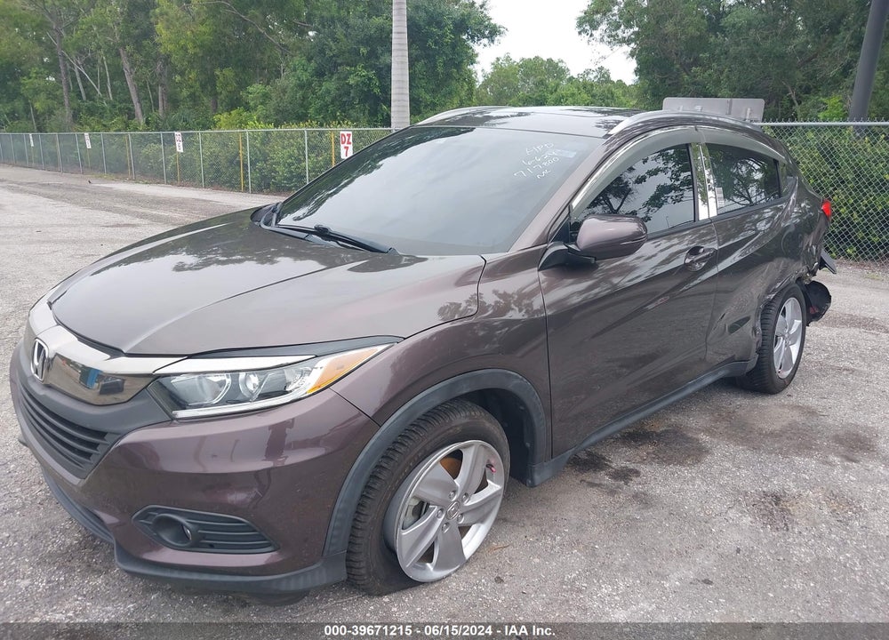 2019 HONDA HR-V EX-L VIN: 3CZRU5H74KM717800