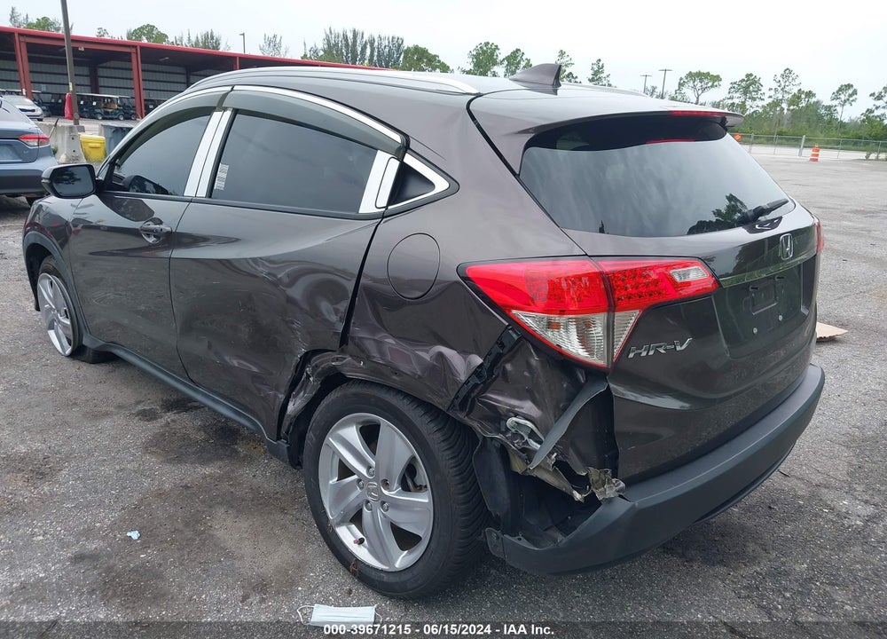 2019 HONDA HR-V EX-L VIN: 3CZRU5H74KM717800