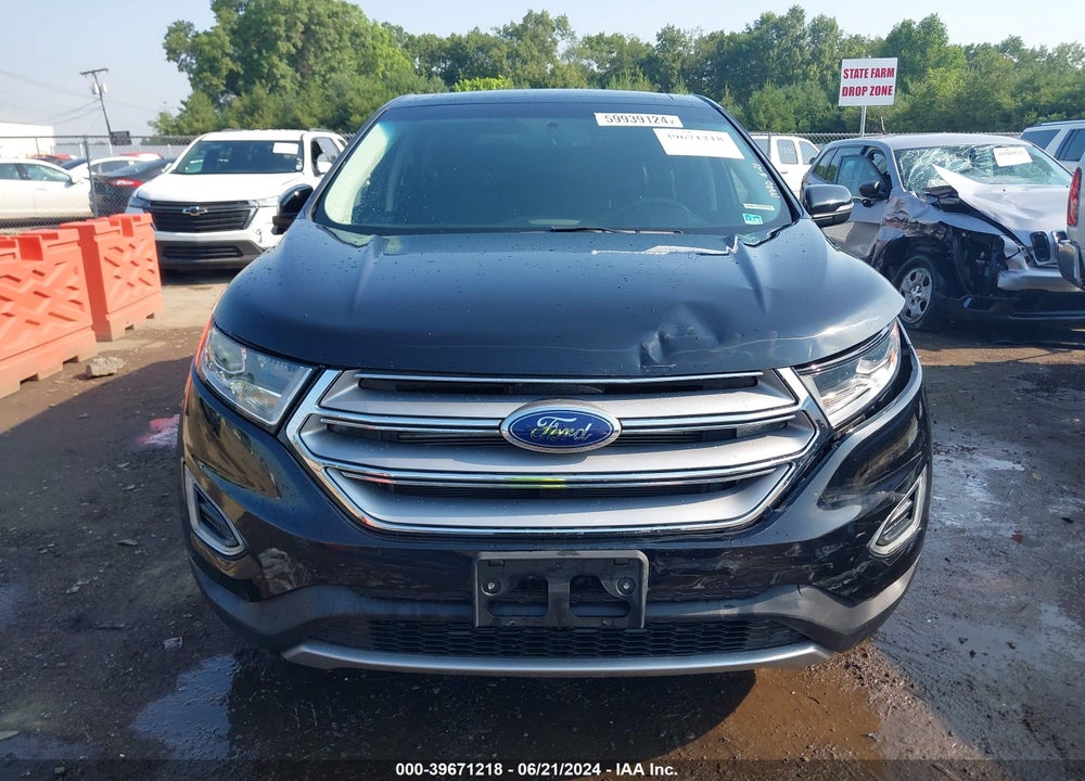 2017 FORD EDGE TITANIUM VIN: 2FMPK4K84HBB51108