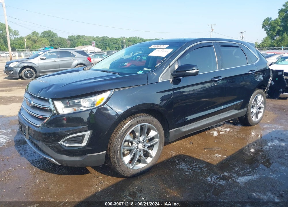 2017 FORD EDGE TITANIUM VIN: 2FMPK4K84HBB51108