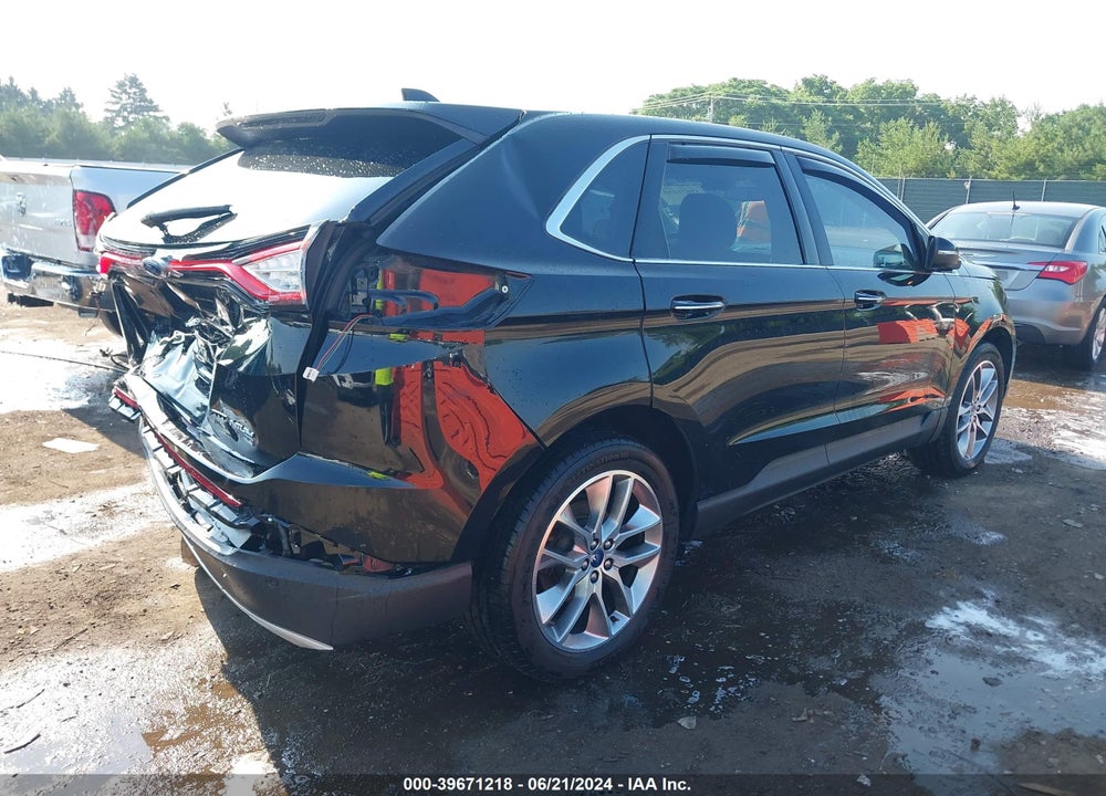 2017 FORD EDGE TITANIUM VIN: 2FMPK4K84HBB51108