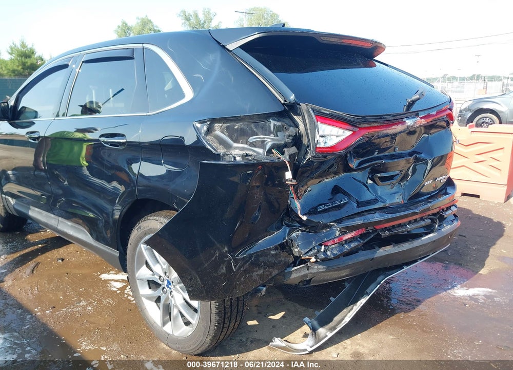 2017 FORD EDGE TITANIUM VIN: 2FMPK4K84HBB51108
