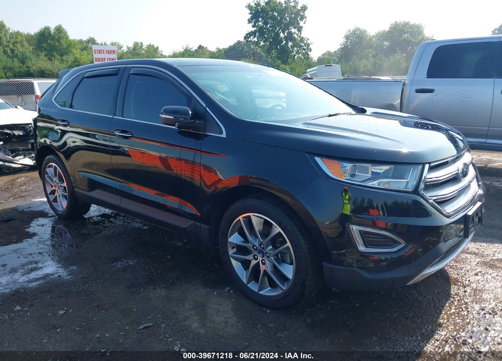 2017 FORD EDGE TITANIUM VIN: 2FMPK4K84HBB51108
