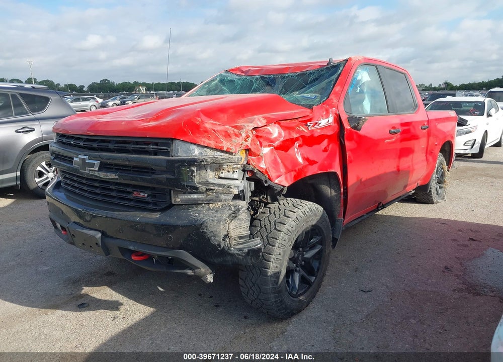 2020 CHEVROLET SILVERADO 1500 4WD SHORT BED LT TRAIL BOSS VIN: 3GCPYFEDXLG259102