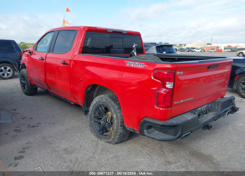 2020 CHEVROLET SILVERADO 1500 4WD SHORT BED LT TRAIL BOSS VIN: 3GCPYFEDXLG259102