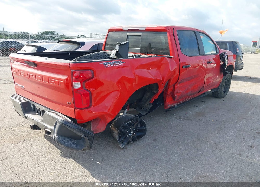 2020 CHEVROLET SILVERADO 1500 4WD SHORT BED LT TRAIL BOSS VIN: 3GCPYFEDXLG259102
