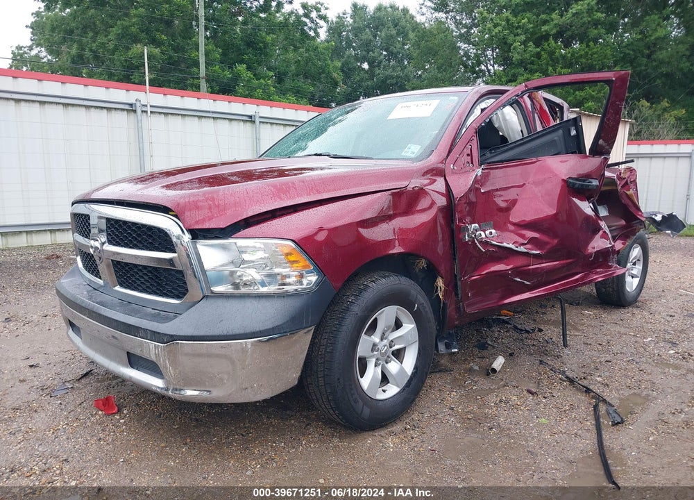2018 RAM 1500 TRADESMAN QUAD CAB 4X2 6'4 BOX VIN: 1C6RR6FG6JS100850
