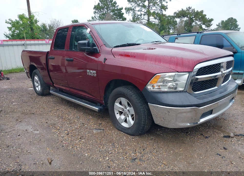 2018 RAM 1500 TRADESMAN QUAD CAB 4X2 6'4 BOX VIN: 1C6RR6FG6JS100850