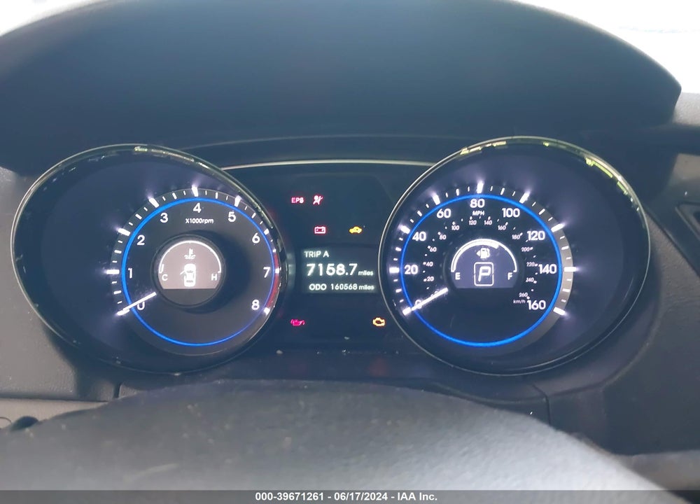 2013 HYUNDAI SONATA LIMITED VIN: 5NPEC4AC2DH633718