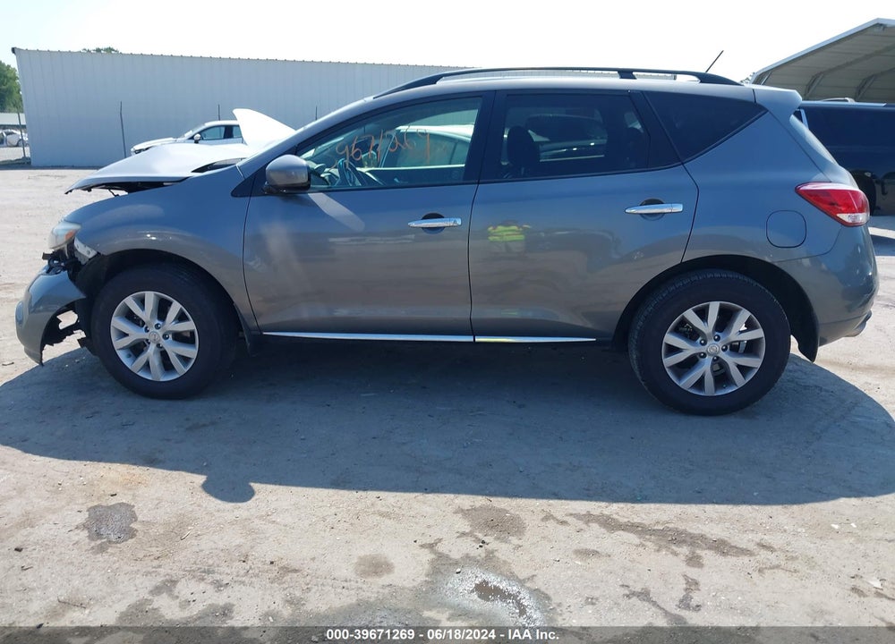 2014 NISSAN MURANO SL VIN: JN8AZ1MW5EW516944