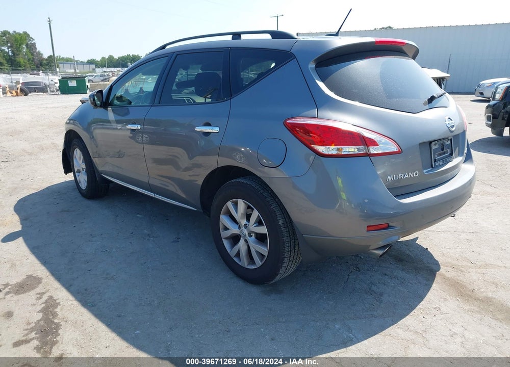 2014 NISSAN MURANO SL VIN: JN8AZ1MW5EW516944