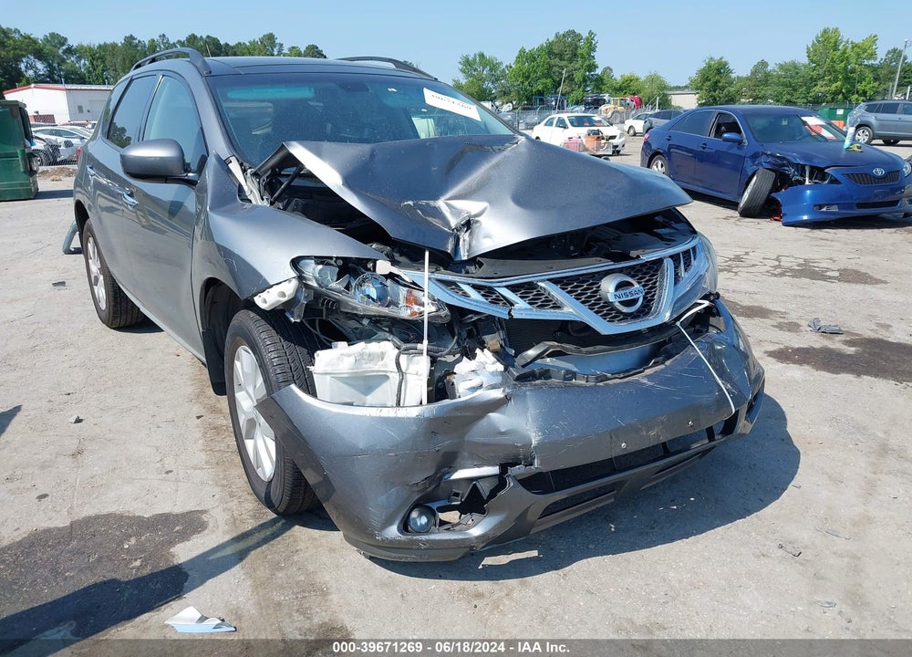 2014 NISSAN MURANO SL VIN: JN8AZ1MW5EW516944