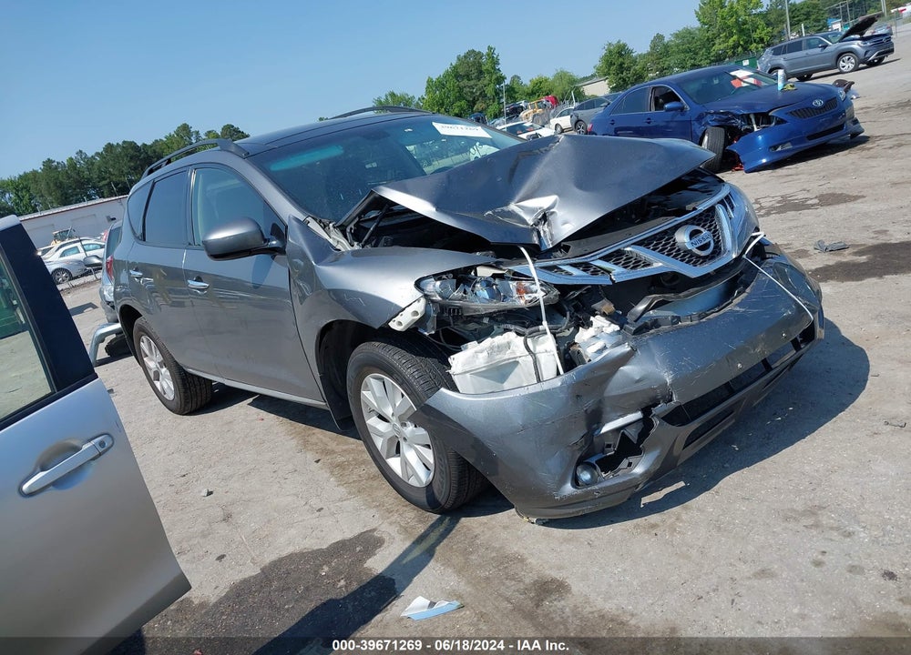 2014 NISSAN MURANO SL VIN: JN8AZ1MW5EW516944