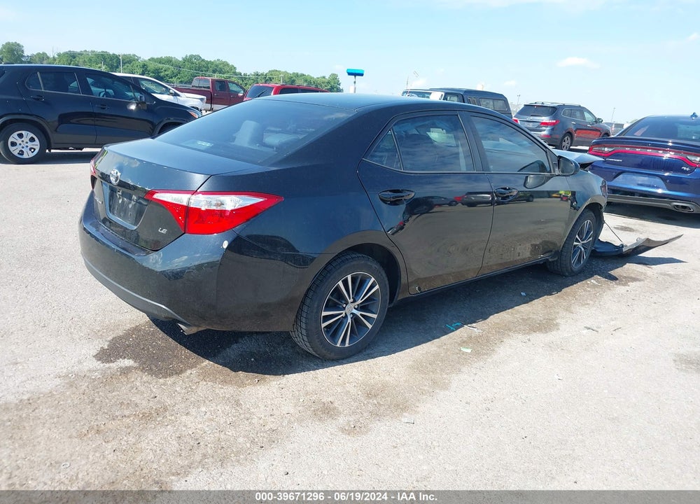 2016 TOYOTA COROLLA LE PLUS VIN: 5YFBURHE2GP547983
