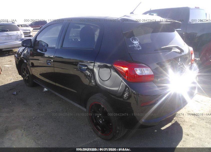 2017 MITSUBISHI MIRAGE ES VIN: ML32A3HJ3HH001745