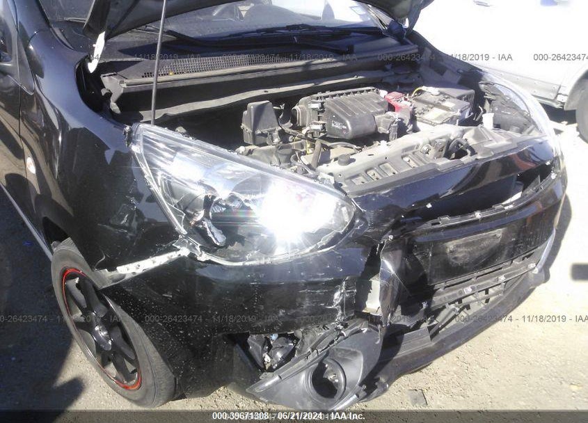 2017 MITSUBISHI MIRAGE ES VIN: ML32A3HJ3HH001745