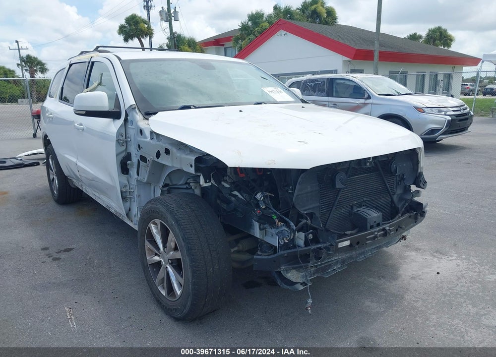2016 DODGE DURANGO LIMITED VIN: 1C4RDJDG6GC353604