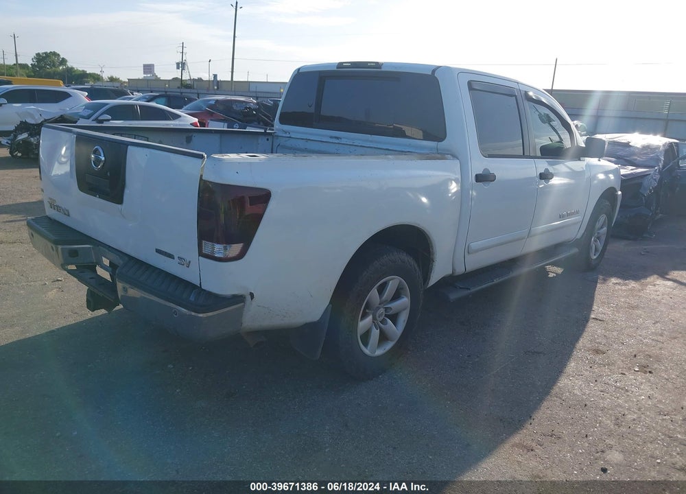 2011 NISSAN TITAN SV VIN: 1N6BA0ED6BN307242