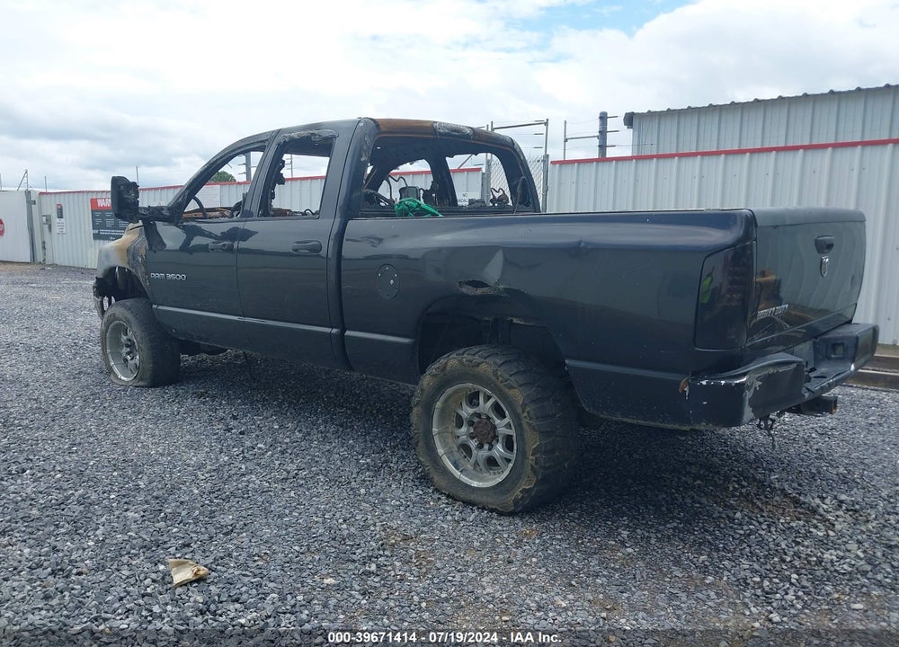 2006 DODGE RAM 3500 SLT/TRX4 OFF ROAD/SPORT VIN: 3D7LX38C96G279306