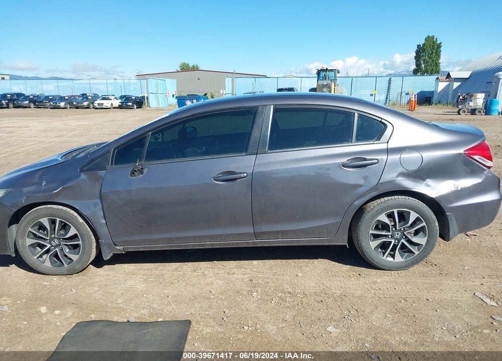 2014 HONDA CIVIC VIN: 2HGFB2F8XEH544488