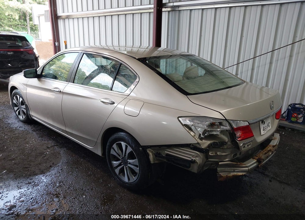 2013 HONDA ACCORD LX VIN: 1HGCR2F34DA025534