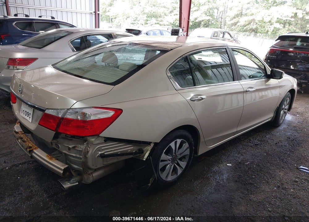 2013 HONDA ACCORD LX VIN: 1HGCR2F34DA025534