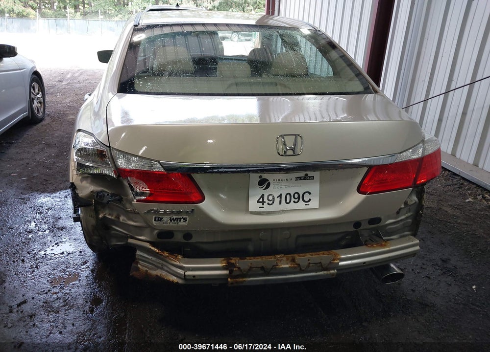 2013 HONDA ACCORD LX VIN: 1HGCR2F34DA025534
