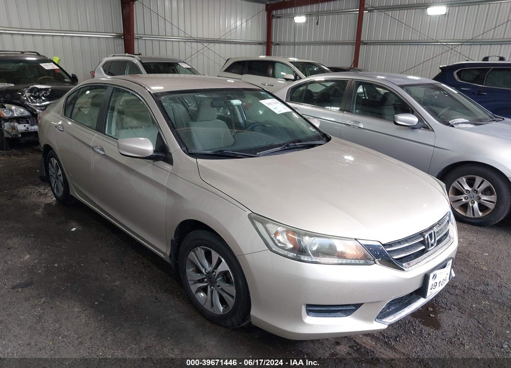 2013 HONDA ACCORD LX VIN: 1HGCR2F34DA025534