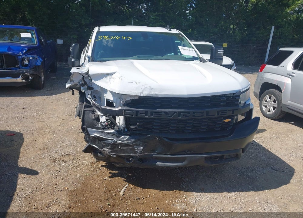 2021 CHEVROLET SILVERADO 1500 4WD REGULAR CAB LONG BED WT VIN: 3GCNYAEK9MG305433