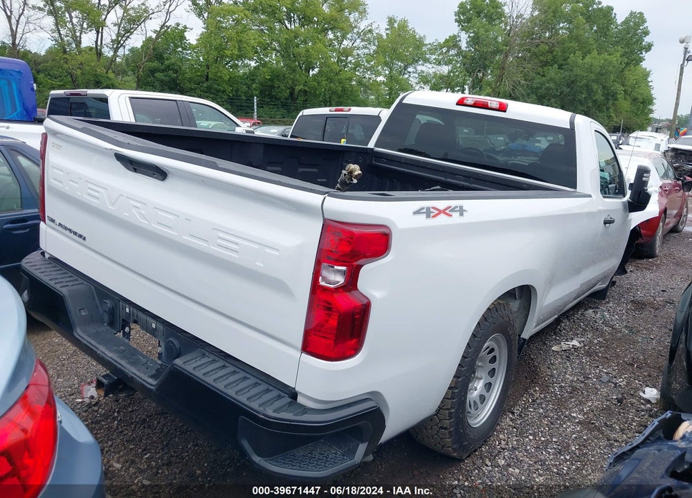 2021 CHEVROLET SILVERADO 1500 4WD REGULAR CAB LONG BED WT VIN: 3GCNYAEK9MG305433