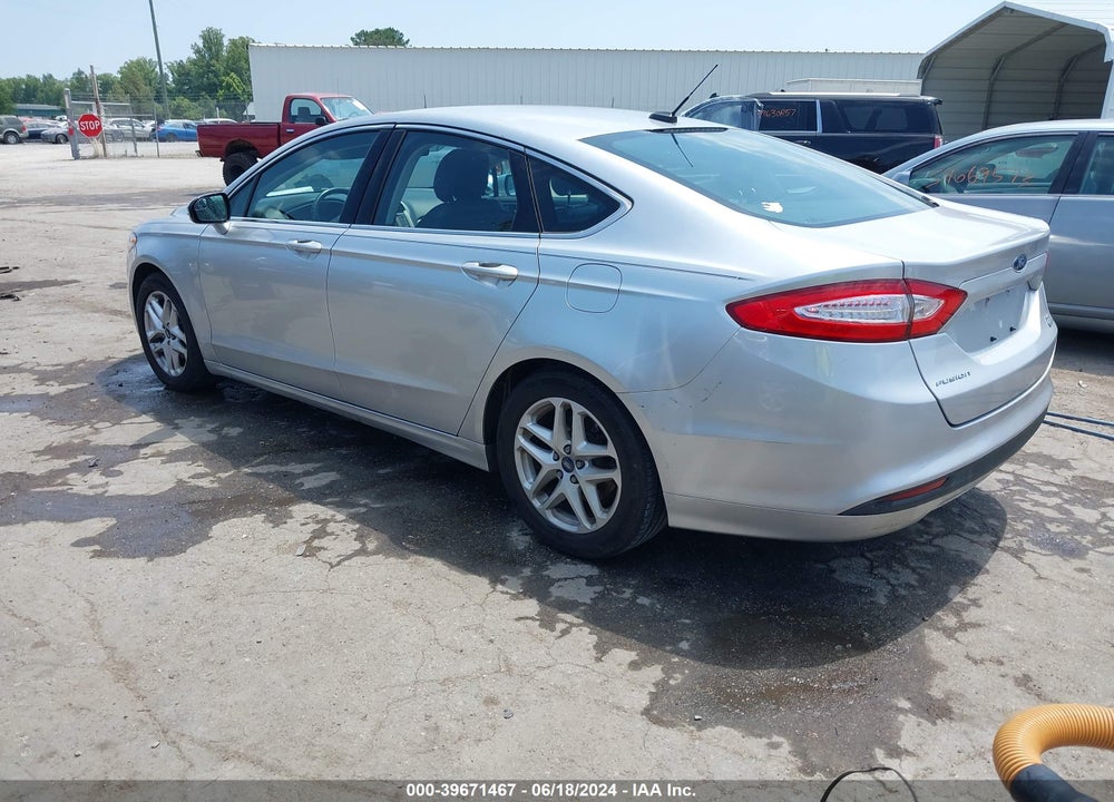 2014 FORD FUSION SE VIN: 3FA6P0HDXER166021