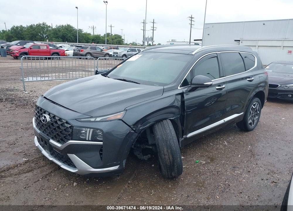 2021 HYUNDAI SANTA FE CALLIGRAPHY VIN: 5NMS5DAL0MH313789