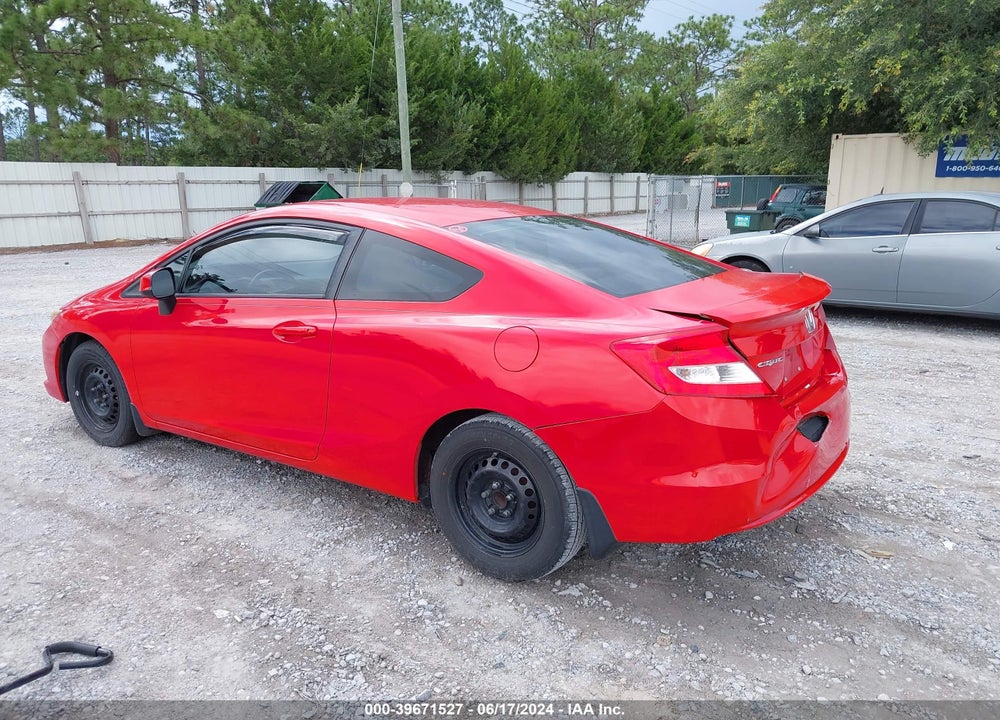 2012 HONDA CIVIC LX VIN: 2HGFG3B50CH561980