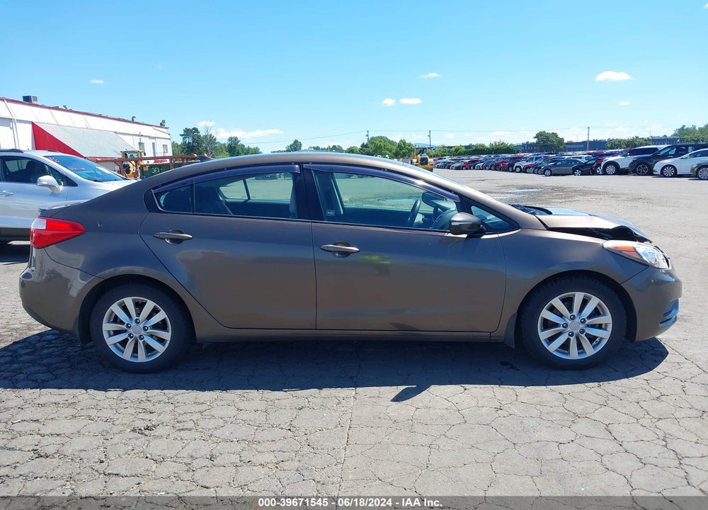 2015 KIA FORTE LX VIN: KNAFX4A66F5289975
