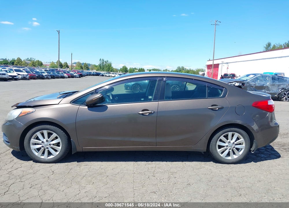 2015 KIA FORTE LX VIN: KNAFX4A66F5289975