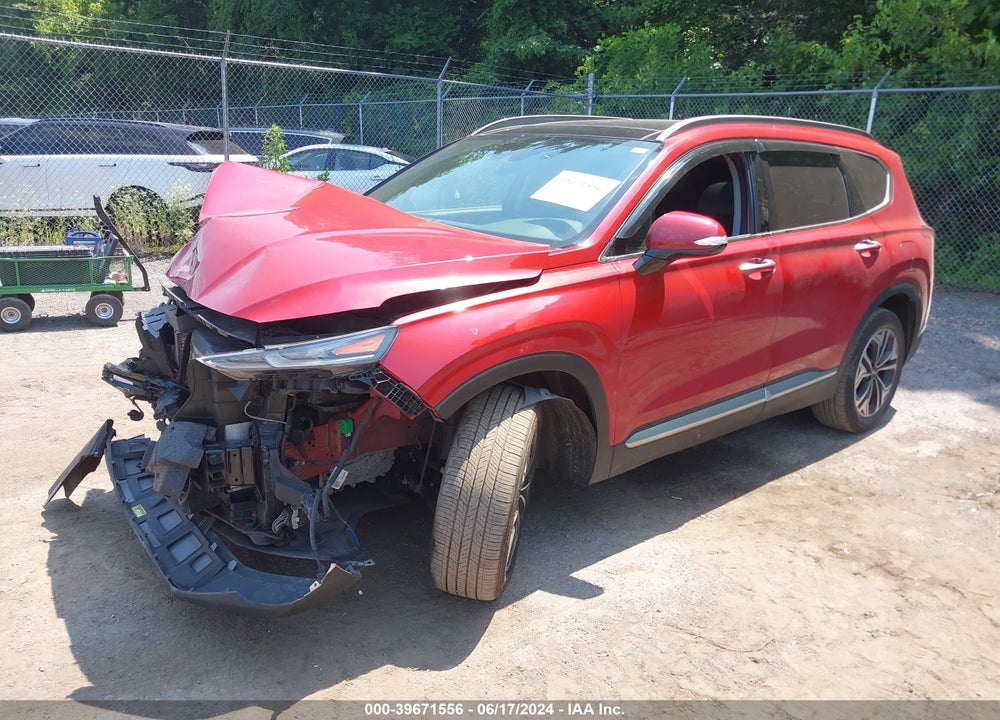2019 HYUNDAI SANTA FE LIMITED 2.0T VIN: 5NMS5CAA3KH067391
