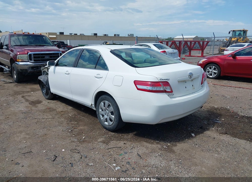 2010 TOYOTA CAMRY LE VIN: 4T4BF3EK3AR074642