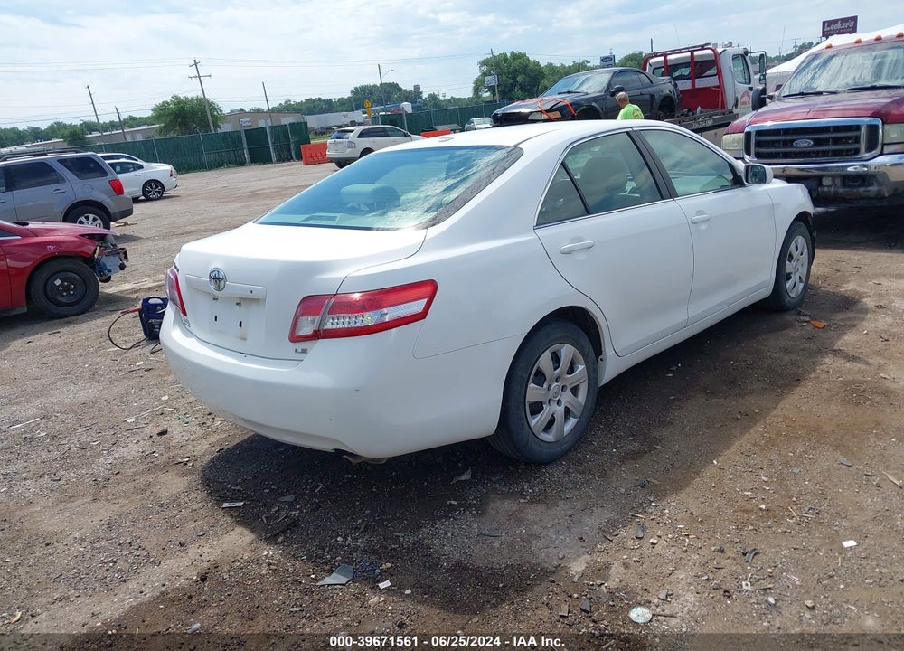 2010 TOYOTA CAMRY LE VIN: 4T4BF3EK3AR074642