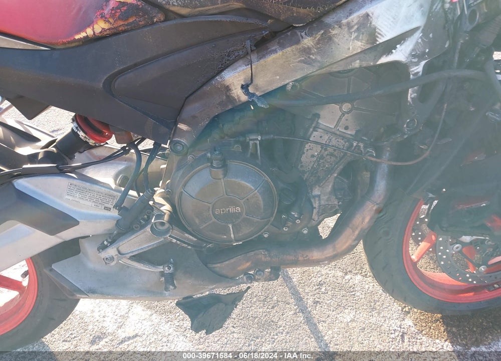 2022 APRILIA TUONO 660 VIN: ZD4KSUL03NS000046