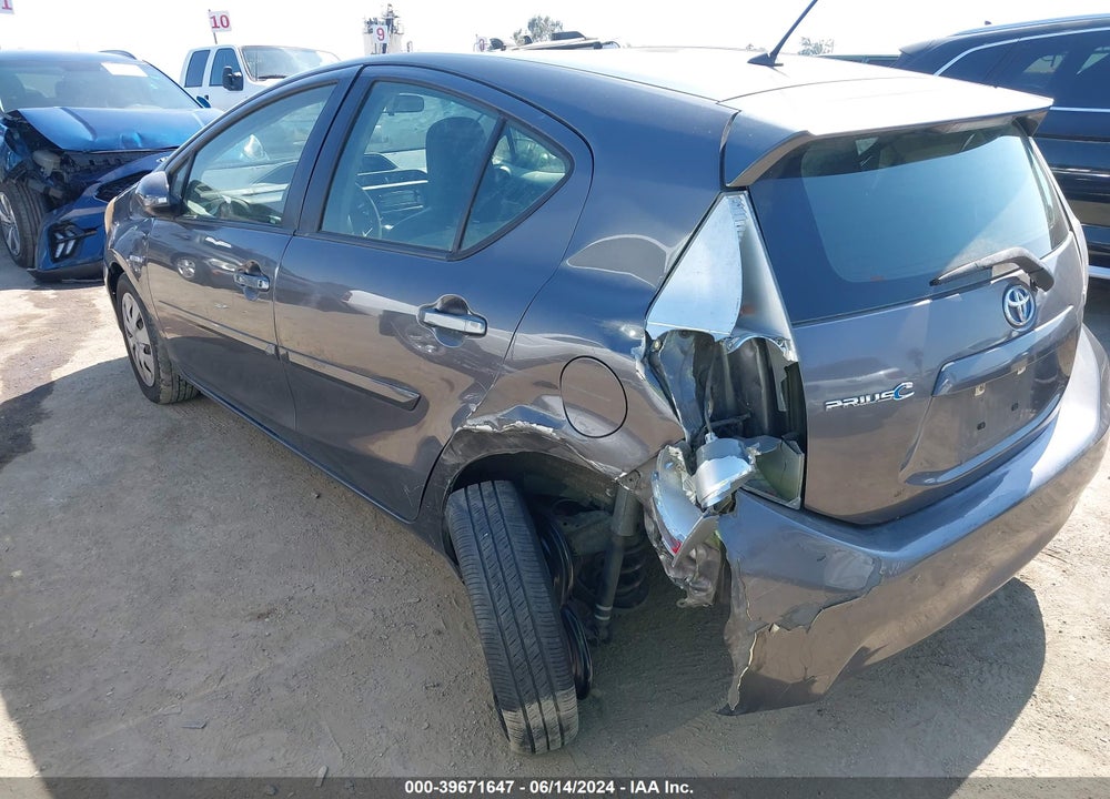 2013 TOYOTA PRIUS C VIN: JTDKDTB35D1546895
