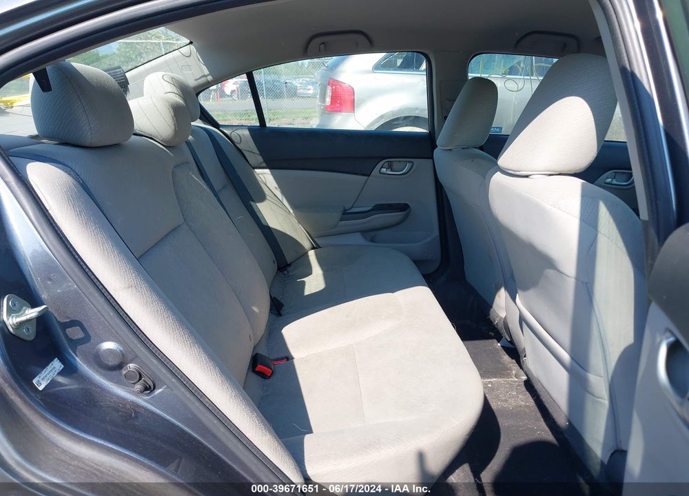 2013 HONDA CIVIC LX VIN: 19XFB2F5XDE201243